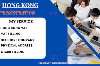register your hong kong vat, company registration, provide a hk physical address
