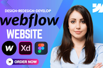 design develop redesign webflow website, webflow expert, SEO, figma to webflow