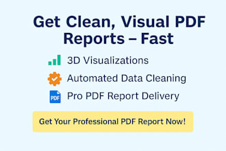 turn your raw data into insights and reports