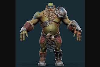 model custom action figure, articulated, warhammer 4ok, miniature for 3d print