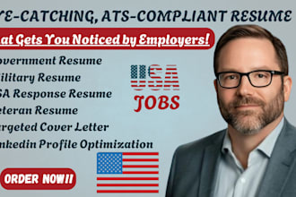 create professional military to civilian, veteran resume