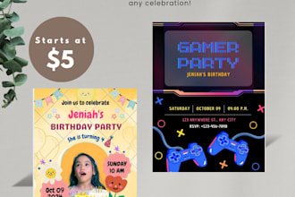 do birthday design invitation