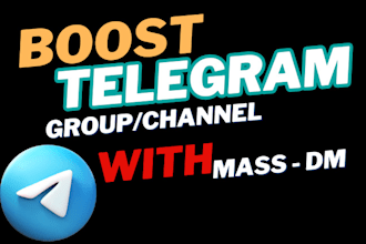 do telegram mass dm to get 50k telegram channel subscrlber, telegram promotion
