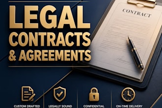 draft your legal contract and legal agreement