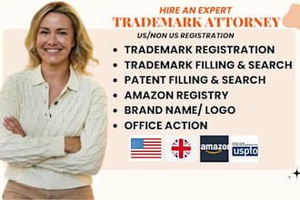 be patent attorney, amazon brand registry, trademark attorney and registration