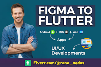 convert figma and adobe xd design to flutter, design responsive UI