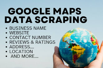 scrape google maps data for business leads with emails