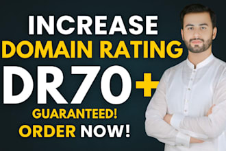 increase domain rating ahref DR with authority seo backlinks