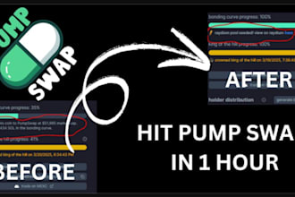 get 950k pump swap, trades on dex today and boost solana, telegram promotion,