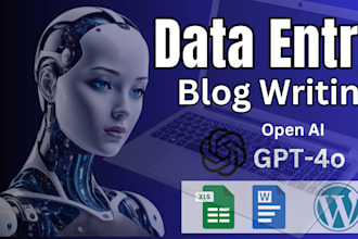 wordpress data entry, seo content upload and bulk blog post