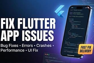 do flutter bug fix, crash debug and performance optimization