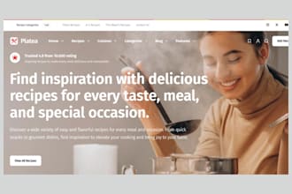 design recipe website food blog food recipe food cooking website wordpress