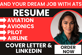 write aviation, avionics, flight attendant, pilot, airline, aerospace resume