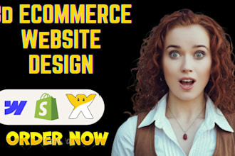3d shopify animated wix ecommerce online store webflow webshop one product store