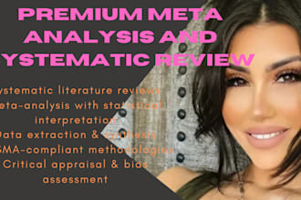 expertly provide premium meta analysis and systematic review