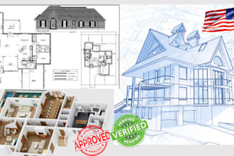 do architectural stamp floor plan blueprint review mep pe autocad city permit