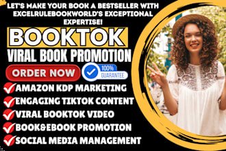 booktok promotion video influencer shoutout amazon kdp tiktok ebook marketing