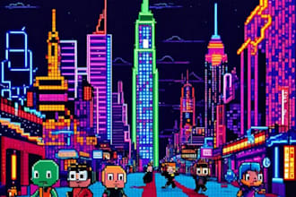 create a pixel art nft collection for your project