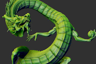 model articulated 3d action figures,  collectible dragon toy, 3d dolls, dioramas