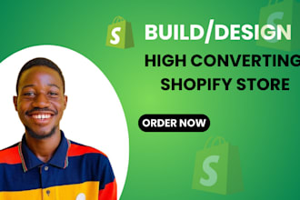 build a high converting shopify store with winning products and SEO