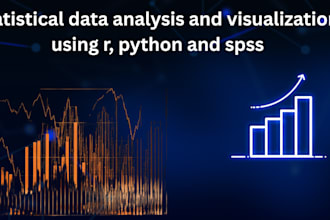 do statistical data analysis and visualization using r, python and spss