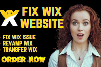 update wix website fix wix issue edit wix revamp wix transfer wix website wix