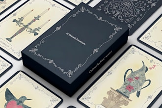draw tarot card oracle card zodiac card game tcg tarot card deck and board game