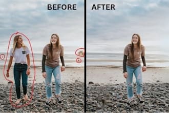 do object remove, people, unwanted object, remove person from photo