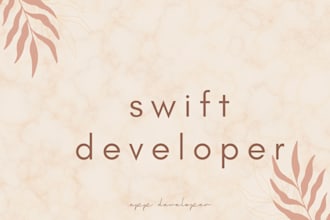 create custom ios apps and  swift solutions