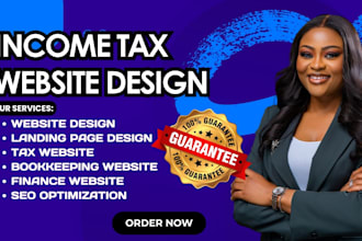 design tax website tax bookkeeping website finance website income tax website