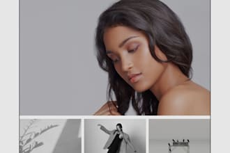 create an aesthetic lookbook or product catalog