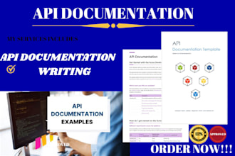 write api documentation, srs documentation, technical manual, user guide