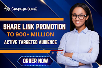 share and promote show link, website, business and product