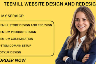 design teemill print on demand store mock up tshirt design