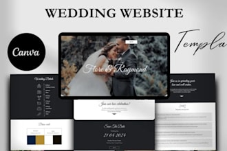 design wedding shopify website with elementor pro, rsvp, guest management