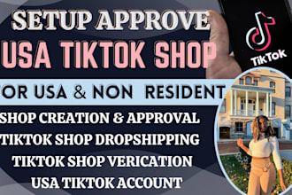 create USA tiktok shop setup USA tiktok shop dropshipping for non USA