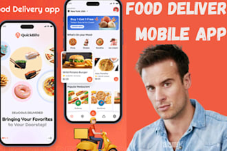 develop multi restaurant food delivery app like uber eats, doordash, grubhub