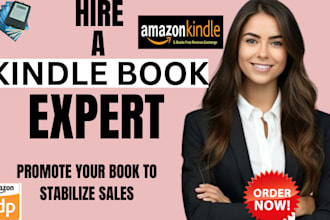 do kindle book promotion to stabilize sales, amazon kdp ads and ebook marketing