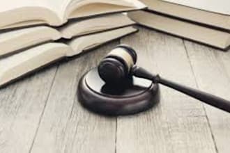 help with law research, case brief, business law, and memo