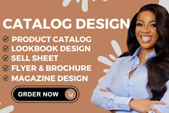 design product catalog design sell sheet, lookbook design, magazine design