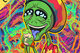 creare ilustraciones llamativas en un estilo cartoon
