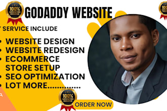 setup godaddy website design and redesign godaddy seo godaddy landing page