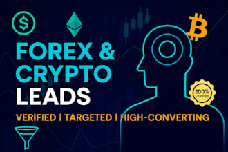 generate investor and trader leads for crypto and forex