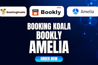 setup appointment booking website with amelia and bookly booking koala