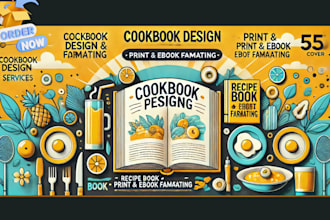 design write recipe book cookbook design formatting cover as a cookbook writer