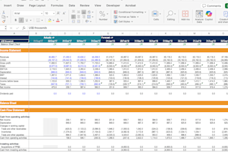 create your budgeting and forecasting financial model