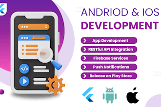 build scalable flutter mobile app for android and ios