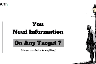 be your private investigator to find your target details