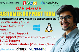 provide customer support and IT support