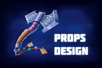 create high quality game assets, icons, props